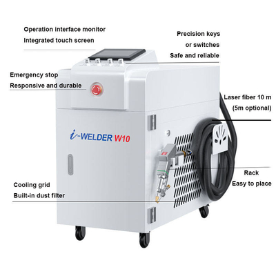CE ROHS Portable Laser Welding Machine for Butt Fusion Automatic Wire Feeding