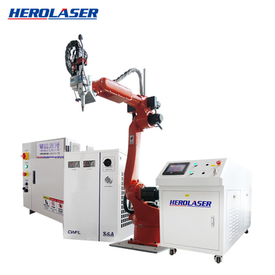 1000w 2000w 3000w Robotic Laser Welding Machine , Automatic Fiber Laser Welder