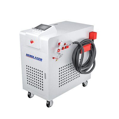 Portable Handheld Fiber Laser Machine , Aluminium Stainless Steel Wire Mesh Welder