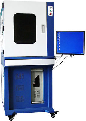 CE Certificate 100W Fiber Laser Printing Machine Enclosure Type