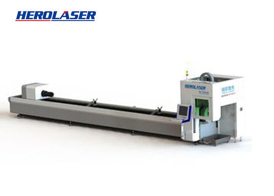 Easy Operation CNC IPG Laser Tube Cutting Machine , Fiber Laser Cutting System