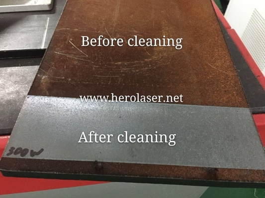 Continuous Paint Rust Oil Removal Fiber Laser Cleaner Metal Welding Spot