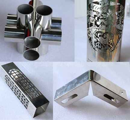 Herolaser Fiber Tube Pipe Laser Cutting Machine 4000W For Metal