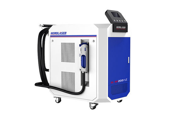 PW CW Optical Fiber Laser Cleaning Machine For Rust Removal Purple Horn 1000w
