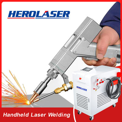 Metal SS 1000w 1500w 2000w Laser Welding Machine Purple Horn 3mm