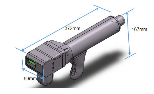 Knapsack Type 372mm Portable Laser Cleaning Machine , 100W Rust Cleaning Laser