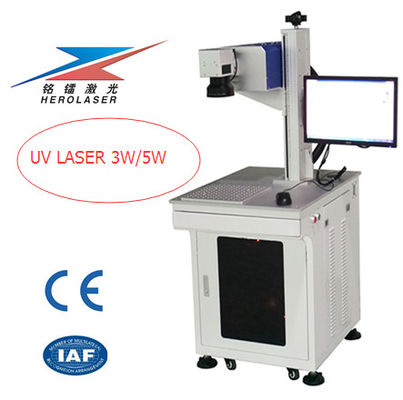 FDA Approve 3W Ultraviolet Laser Marking Machine For Aviation Wire